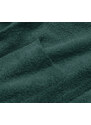 MADE IN ITALY Dlouhý vlněný přehoz přes oblečení typu alpaka v mořské barvě s kapucí (M105)