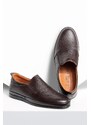 Ducavelli Kaila Genuine Leather Comfort Orthopedic Men's Casual Shoes, Dad Shoes, Orthopedic Shoes, Loaf