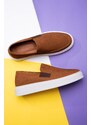 Ducavelli Menta Men's Genuine Leather Nubuck Sneakers, Loafers, Genuine Leather Sneakers, Men's Snakers.