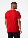 Pánské triko HELLY HANSEN SHORELINE T-SHIRT 2.0 162 red