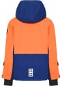 Lego Wear JESTED 705 - 271 Navy blue dětská lyžařská bunda tmavě modrá/oranžová 134