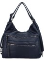 INT COMPANY Praktický dámský koženkový kabelko-batoh Alexia, modrá