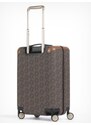 Michael Kors cestovní kufr travel logo tmavě hnědý 48 cm