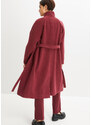 bonprix Kabát ve vlněném vzhledu Červená