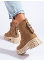 Women's suede trappers on the T.SOKOLSKI platform