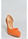 Fox Shoes Women's Orange High-Heeled Shoes