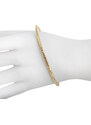 Klára Bílá Jewellery Unisex zlatý minimalistický náramek Hammer XXS (14-16cm)