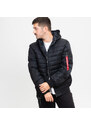 Alpha Industries Hooded Puffer FN black