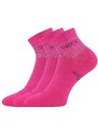 BOBY kotníkové sportovní ponožky z BIO bavlny VoXX magenta 35-38
