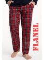 LUNA Pánské pyžamo 794 modrá-červená