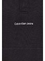 Mikina Calvin Klein Jeans pánská, černá barva, hladká