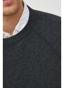 Bavlněný svetr Michael Kors šedá barva, lehký
