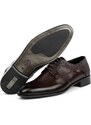 Ducavelli Sace Genuine Leather Men's Classic Shoes, Derby Classic Shoes, Lace-Up Classic Shoes.