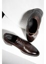 Ducavelli Sace Genuine Leather Men's Classic Shoes, Derby Classic Shoes, Lace-Up Classic Shoes.