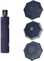 Doppler Magic Fiber TIMELESS BLUE - dámský plně-automatický deštník proužky
