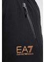 Lyžařské kalhoty EA7 Emporio Armani černá barva