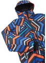 Chlapecká zimní lyžařská bunda Reima Tirro modrá/oranžová