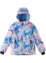Dívčí zimní lyžařská bunda Reima Posio modrá/růžová