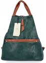 Dámská kabelka batůžek Herisson lahvově zelená HR1452B587