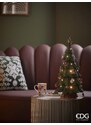 EDG Vánoční dekorace stromeček s ozdobami s osvětlením, 52 cm
