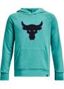 Mikina s kapucí Under Armour Project Rock Rival Fleece Applique 1374930-370