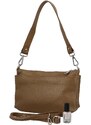 Delami Vera Pelle Dámská kožená crossbody khaki - Delami Colette Khaki