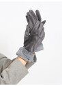 Women's winter warm gloves grey Shelvt