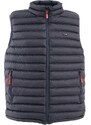 D1fference Pánská podšitá vodní a větruodolná Regular Fit Navy Blue Puffer Vesta