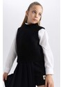 DEFACTO Girl Regular Fit Crew Neck Sweater Vest