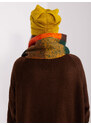 Fashionhunters Olivový dámský klobouk s kašmírem