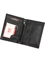 Pánská kožená peněženka Money Kepper KK 02 černá