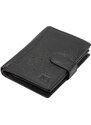 Pánská kožená peněženka Money Kepper KK 02B černá