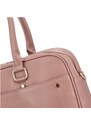 DIANA & CO Stylová dámská koženková pracovní taška Perla, růžová