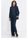 Nife Woman's Blazer Z51 Navy Blue