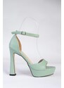 Fox Shoes Women's Green Heeled Shoes