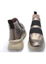 Prozouvací kotníkové boty v metalickém zpracování Hispanitas HI233101 bronzová