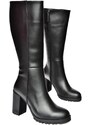 Fox Shoes R518911409 Black Women's Thick Heeled Boots