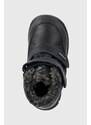 Dětské kožené zimní boty Primigi černá barva