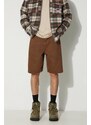 Džínové šortky Butter Goods Web Denim Shorts pánské, hnědá barva, BGQ3234801
