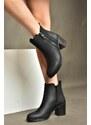 Fox Shoes R674161009 Black Women's Thick Heeled Boots