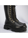 Dámské boty Wittchen, černo-zlatá, přírodní kůže
