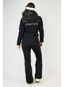 ONEMORE 161 INSULATED ONE PIECE SKI SUIT WOMAN BLACK/BLACK/CHAMPAGNE