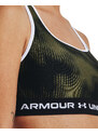 Under Armour Dámská sportovní kompresní podprsenka Under Amour Crossback Mid Print