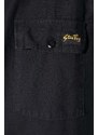 Košile Stan Ray CPO SHIRT černá barva, relaxed, s italským límcem, AW2311148