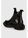 Kožené kotníkové boty ADIEU Type 191 pánské, černá barva, 191