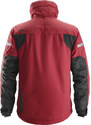 Snickers Workwear Zimní bunda AllroundWork 37.5 červená vel. XS