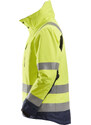 Snickers Workwear Zimní reflexní bunda AllroundWork 37.5, třída 3 žlutá vel. XS