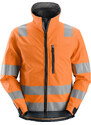 Snickers Workwear Reflexní softshellová bunda AllroundWork, třída 3 oranžová vel. XS