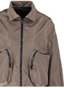 Trendyol Mink Oversize vodoodpudivý kabát na zip