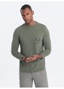 Ombre Men's longsleeve with pocket